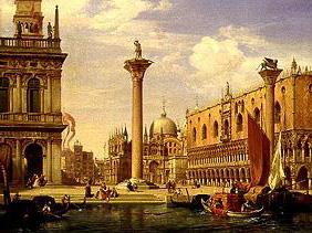 View of the Piazzetta and Piazza di S.Marco in Venice