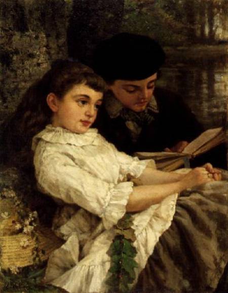 The Young Poet od Albert Fitch Bellows