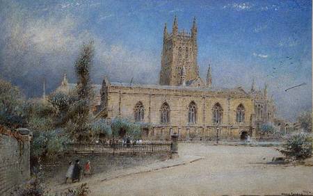 Worcester Cathedral od Albert Goodwin
