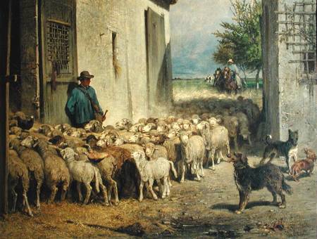 Return to the Sheepfold od Albert Heinrich Brendel