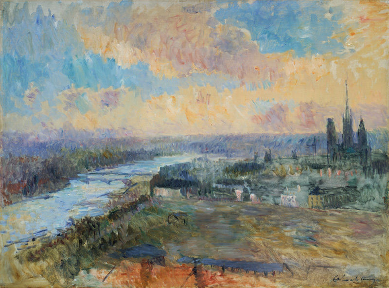 The Seine at Rouen od Albert Lebourg