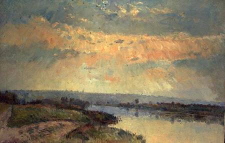 Late Afternoon on the Seine od Albert Lebourg