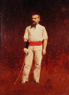 Richard Burton (1821-90) in Fencing Dress