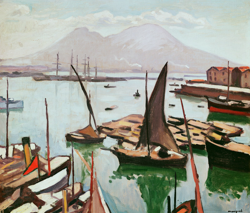 The Port of Naples od Albert Marquet