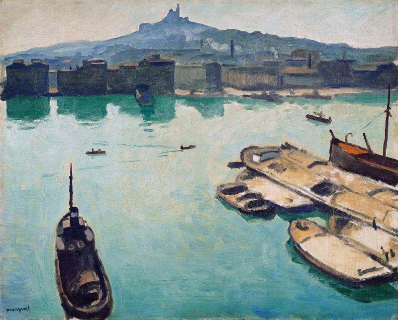 Hafen von Marseilles od Albert Marquet