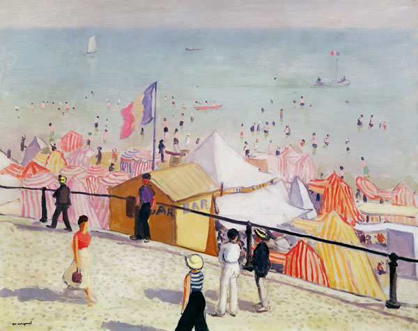 Summer, the Beach at Sables dOlonne od Albert Marquet