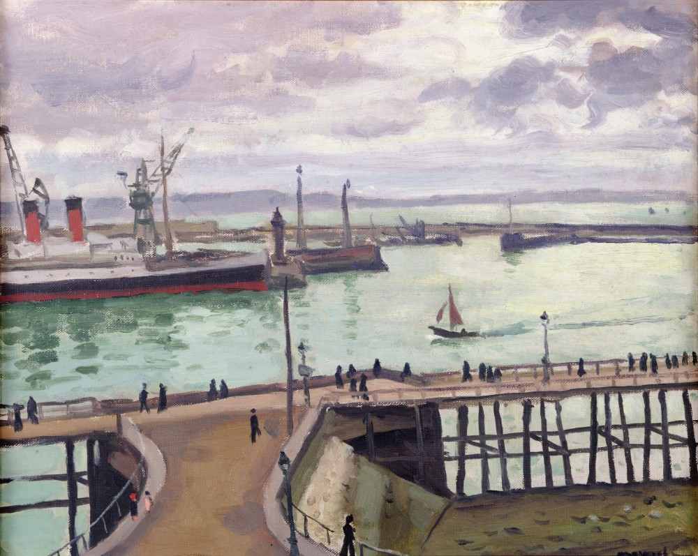 The outer harbour of Le Havre, lAnse des Pilotes od Albert Marquet