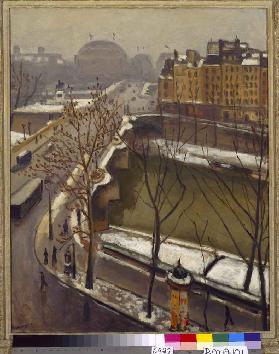 The Pont Neuf in the Snow, late 1920s