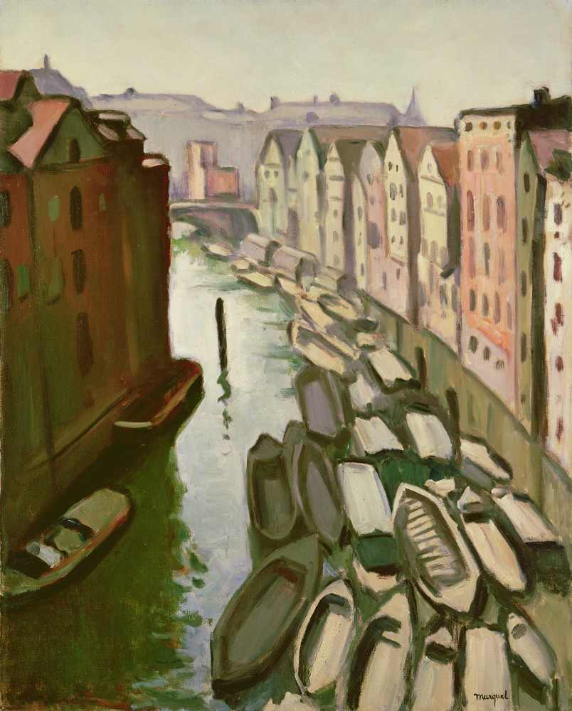 The Docks at Hamburg od Albert Marquet
