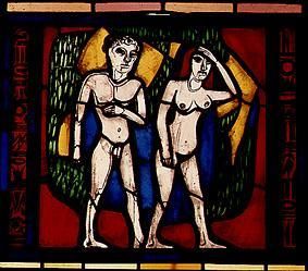 Adam and Eva. od Albert Müller
