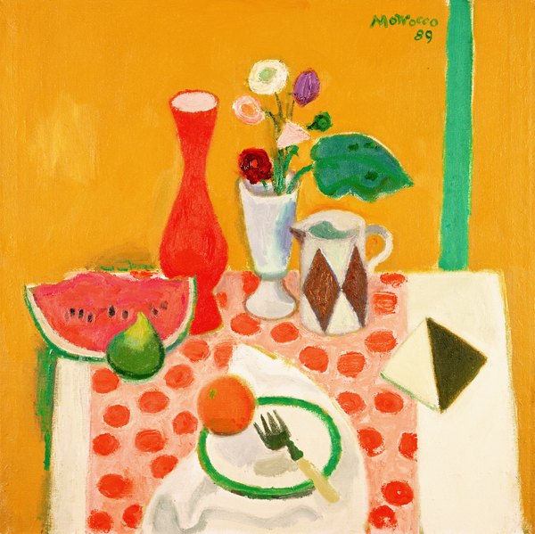 Watermelon, Fig and Tunisian Tile od Alberto Morrocco