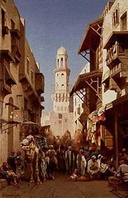 The Moristan mosque in Cairo. od Alberto Pasini