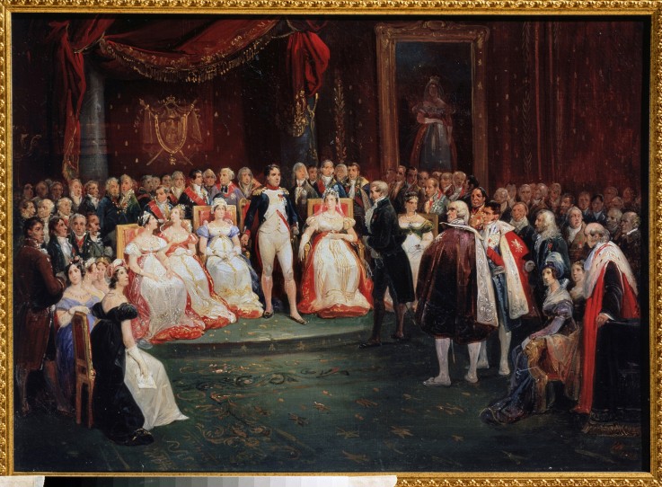 The Reception by Emperor Napoleon Bonaparte od Albrecht Adam