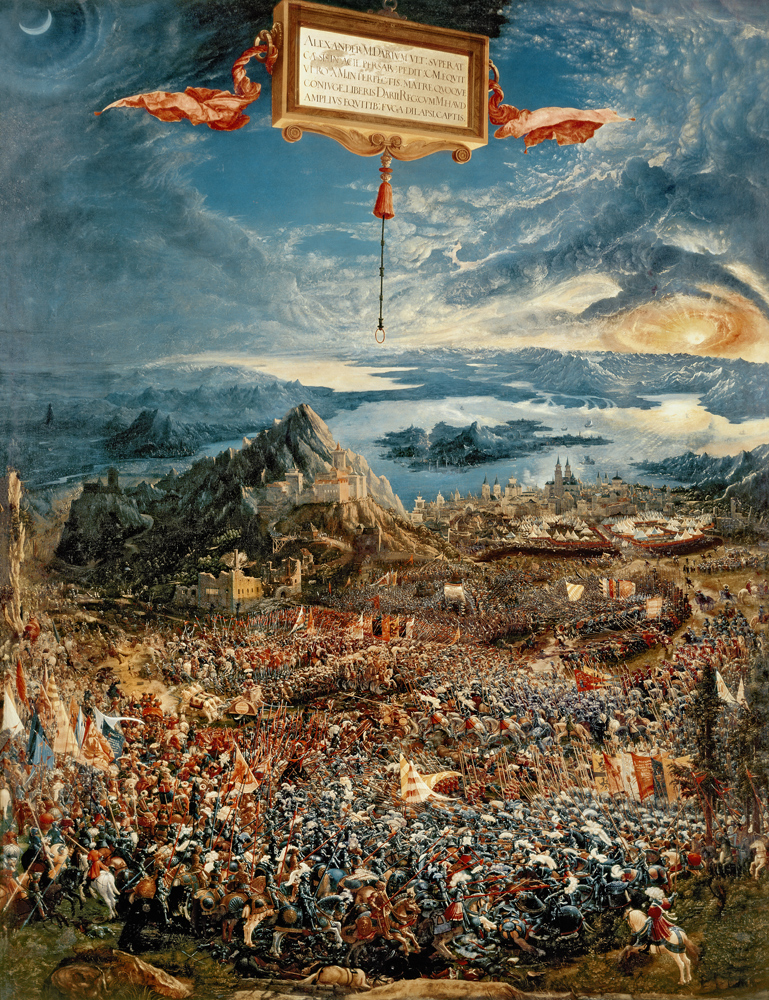 The Battle of Alexander at Issus od Albrecht Altdorfer