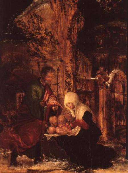 Birth of Christ (Holy Night) od Albrecht Altdorfer