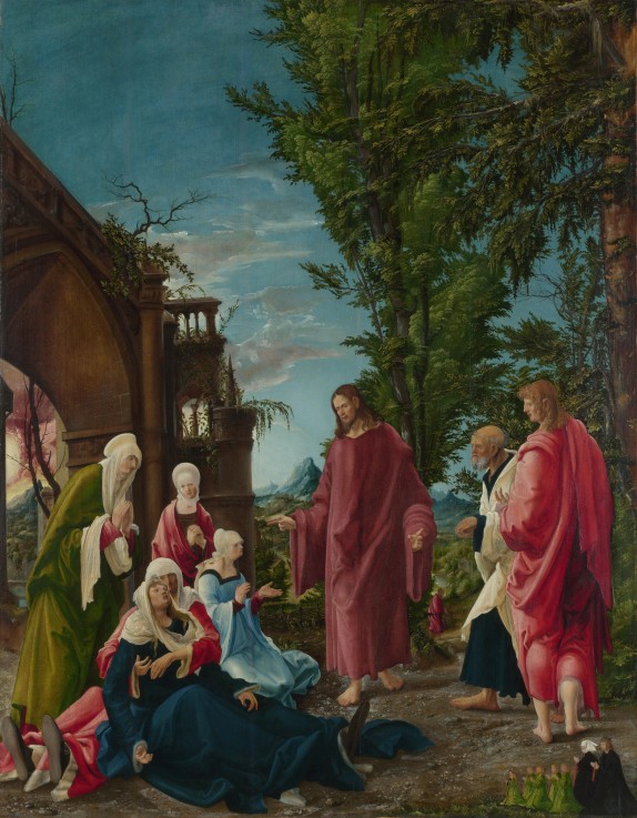 Christ taking Leave of his Mother od Albrecht Altdorfer
