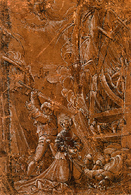 The decapitation of St. Katharina. od Albrecht Altdorfer