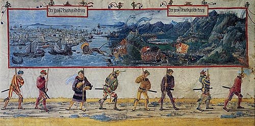 The great Venetianische war od Albrecht Altdorfer