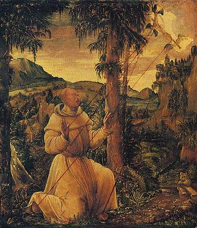 The saint Francis od Albrecht Altdorfer