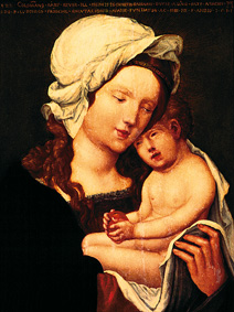 Maria with the child. od Albrecht Altdorfer