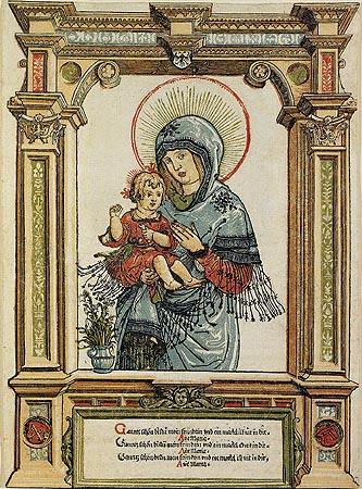 Beautiful Maria of Regensburg od Albrecht Altdorfer