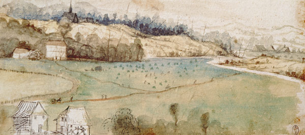 Landscape (w/c & pen and ink on paper) od Albrecht Dürer