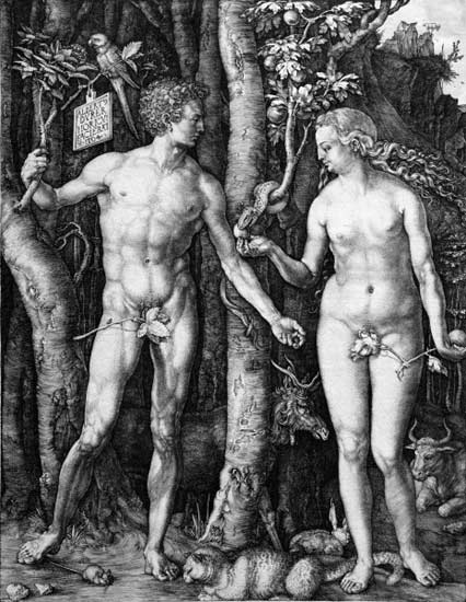 Adam und Eva od Albrecht Dürer