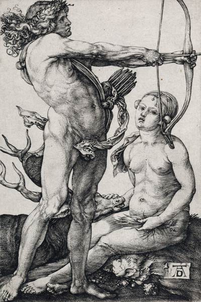 Apollo und Diana od Albrecht Dürer