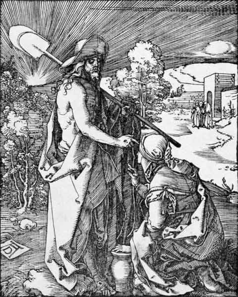 Kristus jako zahradník od Albrecht Dürer