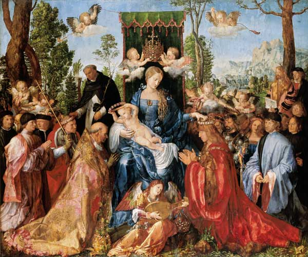 The rosary picture od Albrecht Dürer