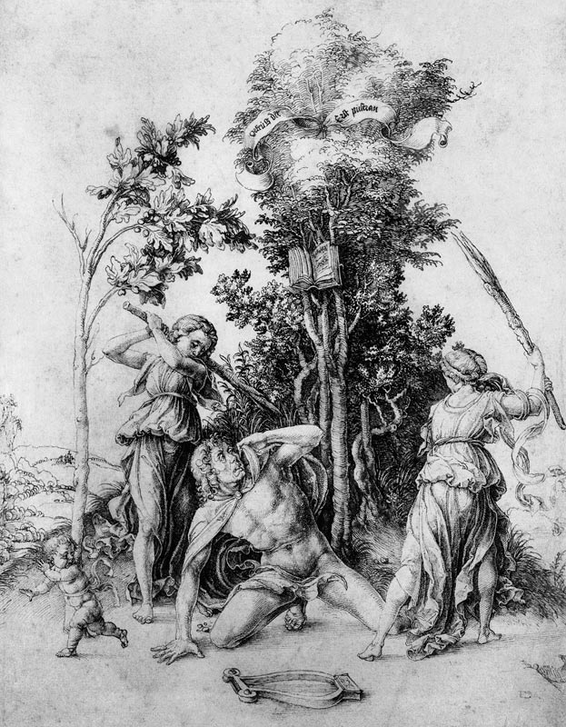 Der Tod des Orpheus od Albrecht Dürer