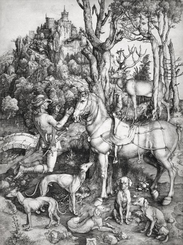 Der heilige Eustachius od Albrecht Dürer