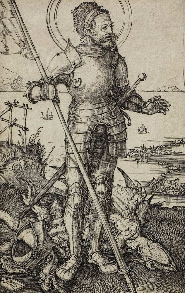 Der heilige Georg zu Fuß od Albrecht Dürer
