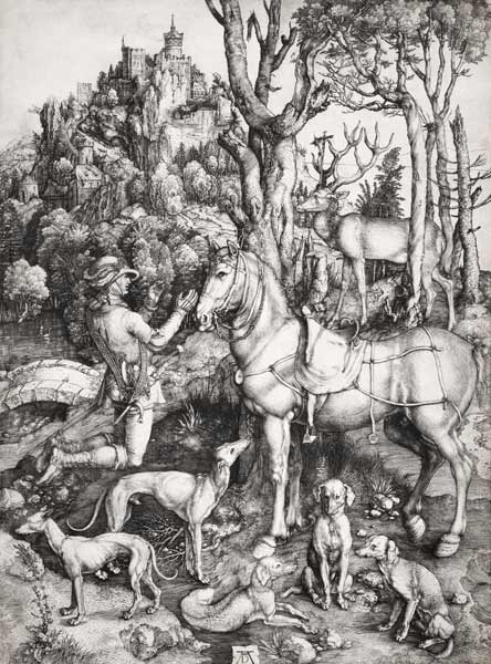 The St. Eustachius. od Albrecht Dürer