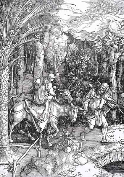 Die Flucht nach Ägypten od Albrecht Dürer