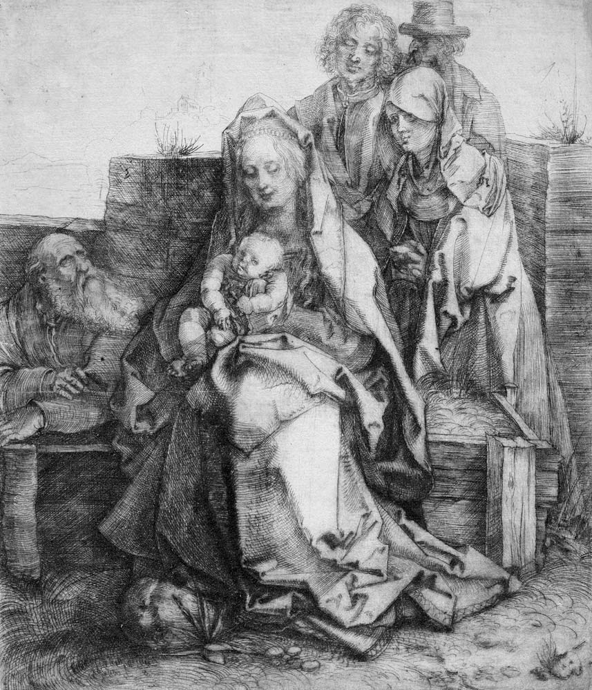 Die Heilige Familie, sechsfigurig od Albrecht Dürer