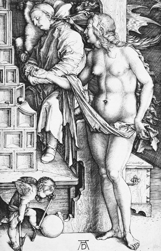 The Temptation of the Idler (The Dream of the Doctor) od Albrecht Dürer