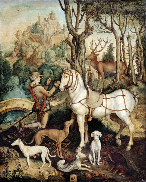 The Vision of Saint Eustace od Albrecht Dürer