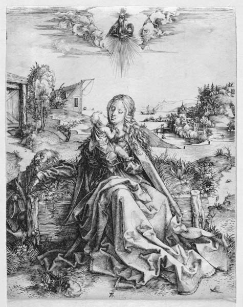 Die heilige Familie mit der Libelle od Albrecht Dürer