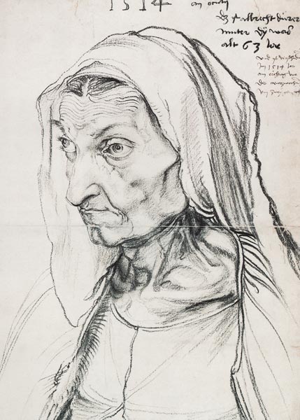 Dürer´s mother od Albrecht Dürer