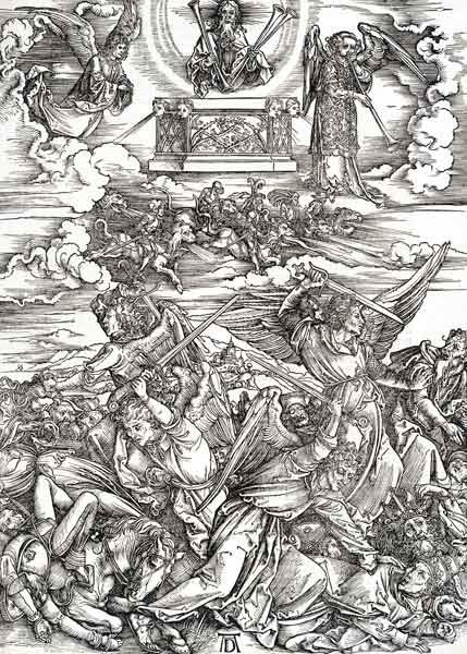 Engelkampf od Albrecht Dürer