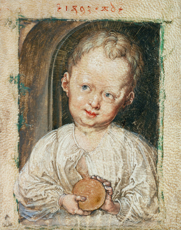 Christ-Child with Orb od Albrecht Dürer