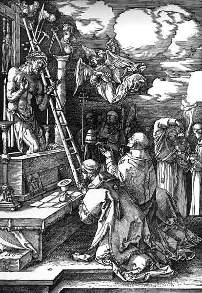 Dürer / Mass of St Georg / Woodcut od Albrecht Dürer