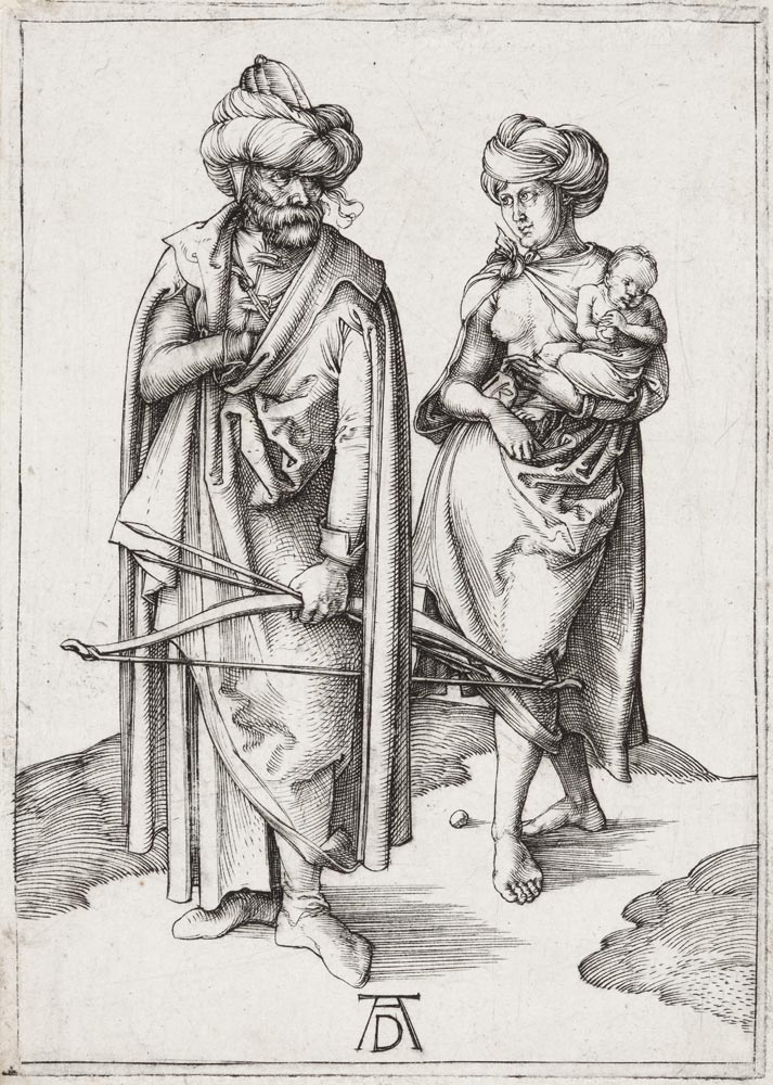 Orientale und sein Weib (Türkenfamilie) od Albrecht Dürer