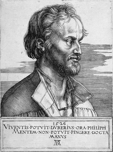 Philipp Melanchthon / Dürer / 1526 od Albrecht Dürer