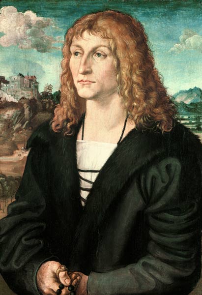 Portrait of a Young Man / Dürer od Albrecht Dürer