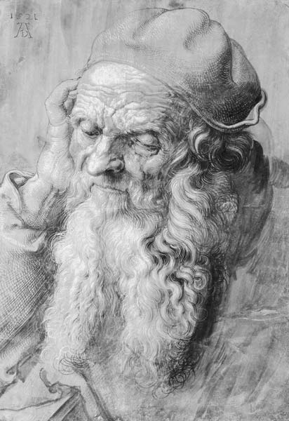 Portrait of a man, aged ninety-three od Albrecht Dürer