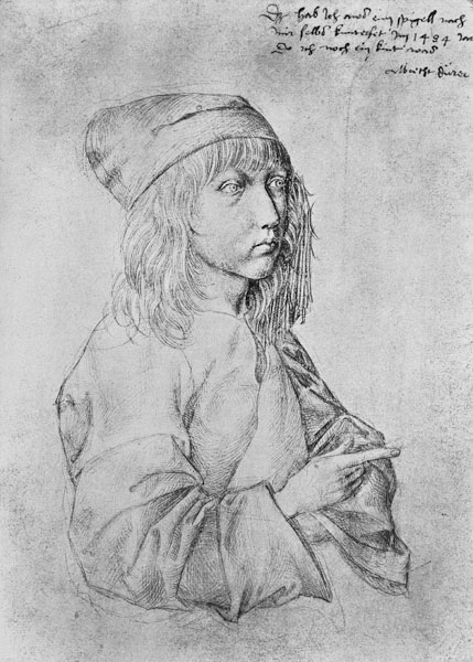  Autoportrét jako chlapec od Albrecht Dürer