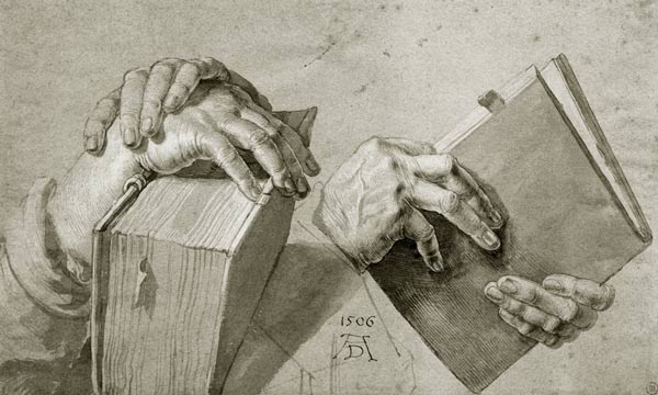 A.Dürer / Study of hands od Albrecht Dürer