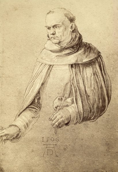 A.Dürer / St. Dominic, drawing od Albrecht Dürer